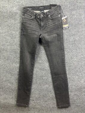 Black Diamond‎ Skinny Jeans Womens 4 Charcoal Wash Mid Rise Stretch 28x30